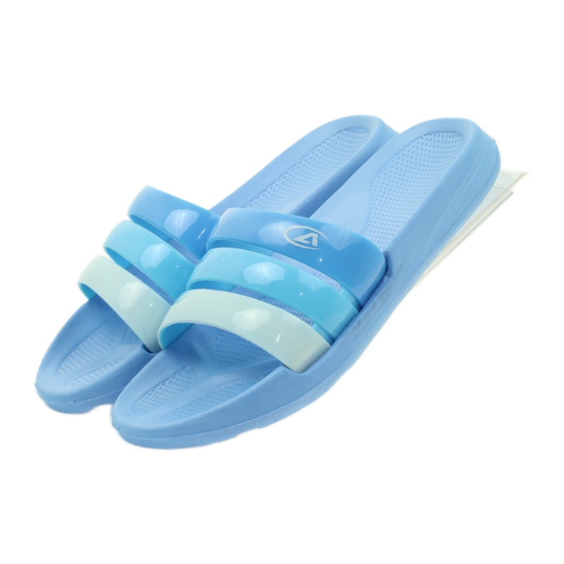 American Club Ciabatte da piscina da donna americane blu 4