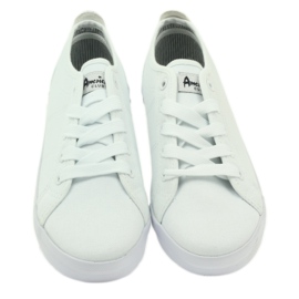 American Club Sneakers da donna americane sneakers bianche bianca 3