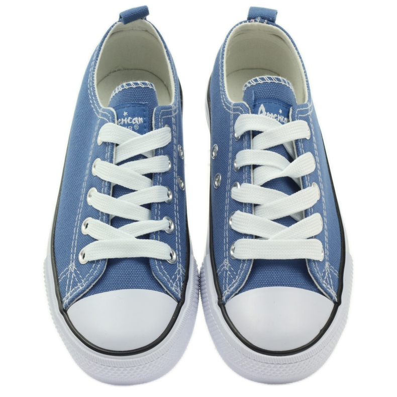 American Club Sneakers americane scarpe per bambini sneakers blu 3