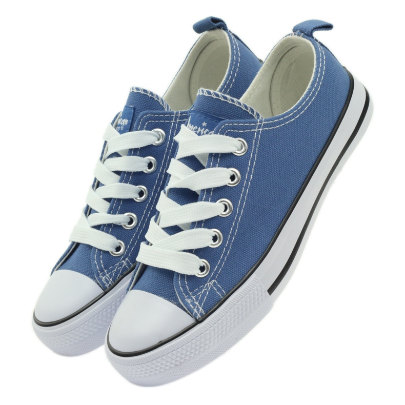 American Club Sneakers americane scarpe per bambini sneakers blu 4