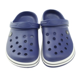 American Club Sandali con zoccoli Crocs blu navy 3