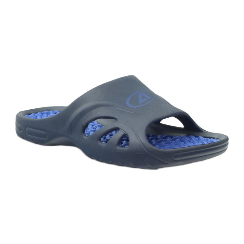 American Club Ciabatte da piscina in schiuma da uomo americane blu navy 1