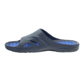 American Club Ciabatte da piscina in schiuma da uomo americane blu navy 2