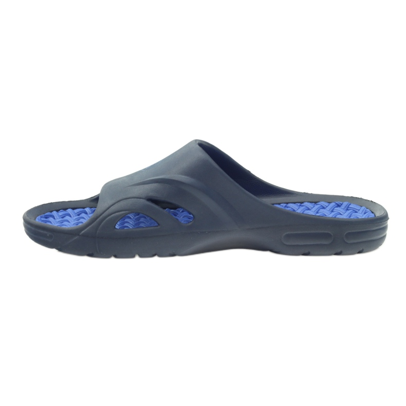 American Club Ciabatte da piscina in schiuma da uomo americane blu navy 2