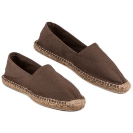 Espadrillas marroni marrone multicolore 2