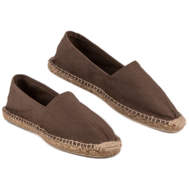 Espadrillas marroni marrone multicolore 2