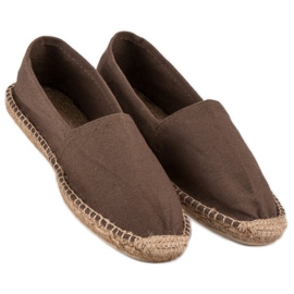 Espadrillas marroni marrone multicolore 1