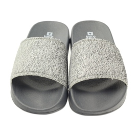 Ciabatte profilate Big Star glitter grigio 3