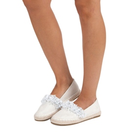 VICES Espadrillas in camoscio bianca 1