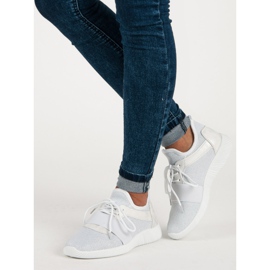 Scarpe senza lacci bianche bianca 1
