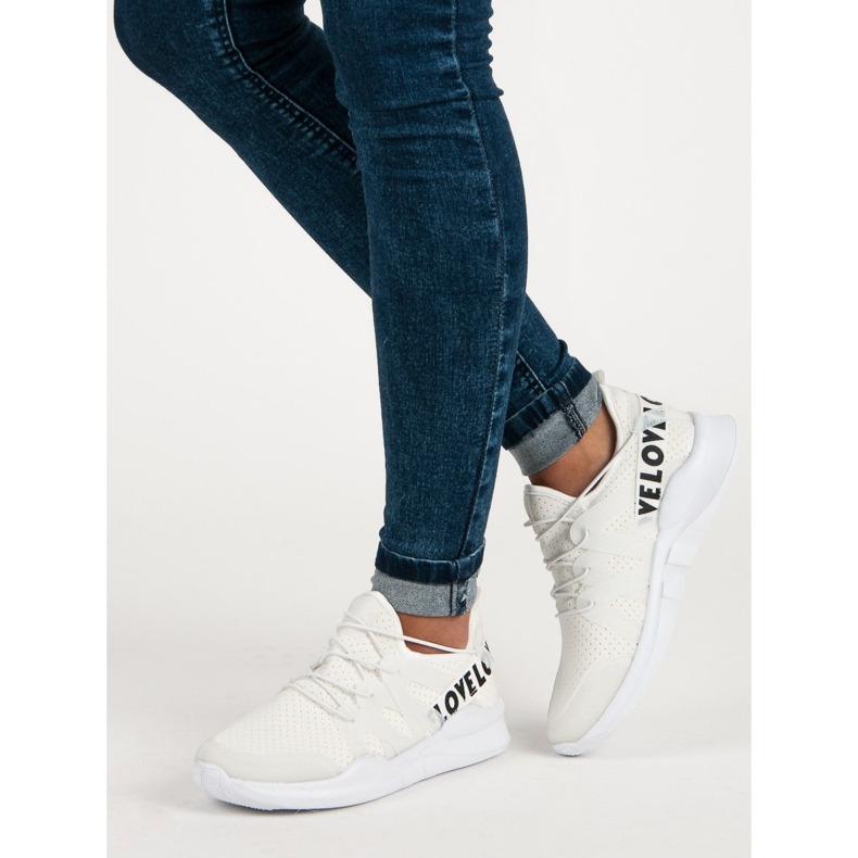 Scarpe sportive alla moda bianca nero 2
