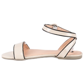 Vices Sandali con vizi in vernice marrone 1