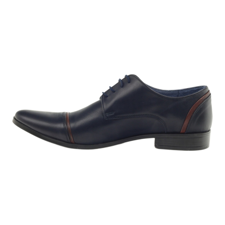 Veni vici Scarpe in pelle formale, blu navy maschile 149 2