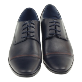 Veni vici Scarpe in pelle formale, blu navy maschile 149 3