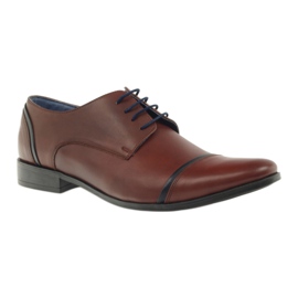 Ciabatte da uomo VENI VICI 149 marroni marrone blu navy 1