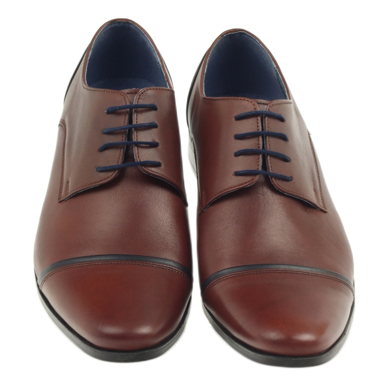 Ciabatte da uomo VENI VICI 149 marroni marrone blu navy 3
