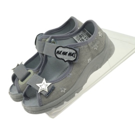 Sandali da bambina Befado 969y122 grigio 5