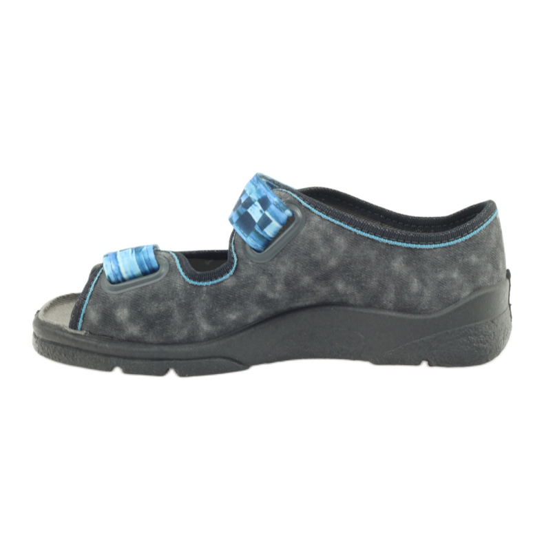 Befado 969y117 sandali grigi blu grigio 2