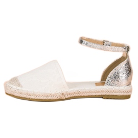 Nio Nio Espadrillas in pizzo bianco 1