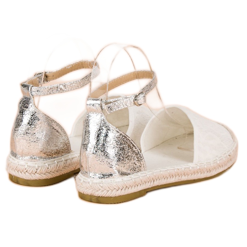 Nio Nio Espadrillas in pizzo bianca 2
