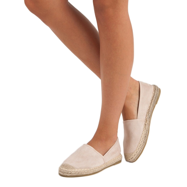 Bestelle Espadrillas beige traforate 1