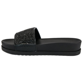 Eleganti pantofole nere nero 1