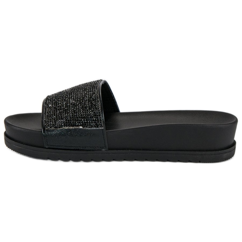 Eleganti pantofole nere nero 1