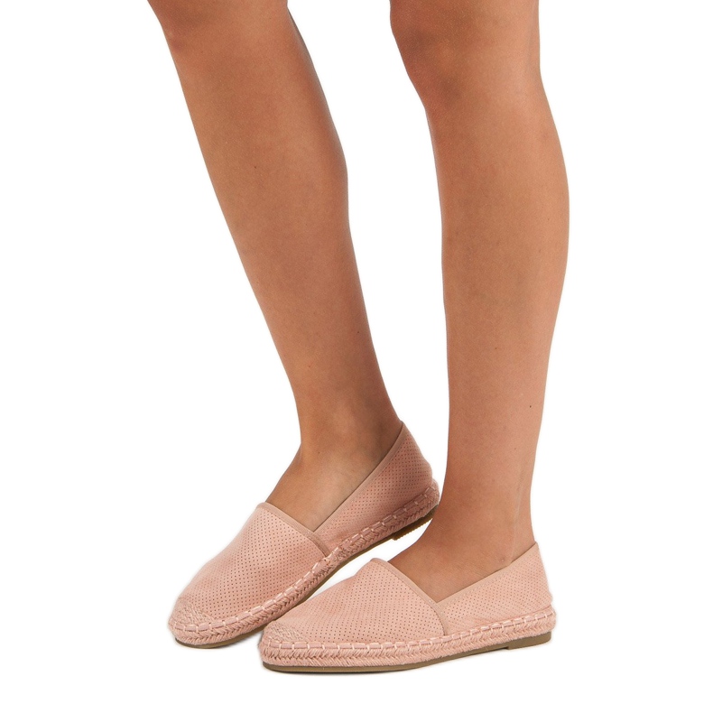 Bestelle Espadrillas rosa traforate 1