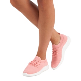 Anesia Paris Scarpe sportive alla moda rosa 1