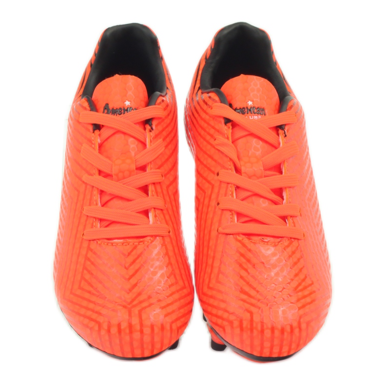 American Club Tacchetti sportivi americani scarpe per bambini 170601 arancia 3