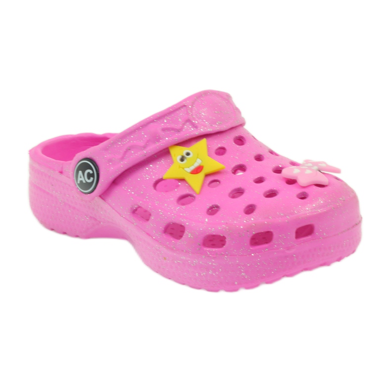 American Club Ciabatte per bambini american crocs rosa 1