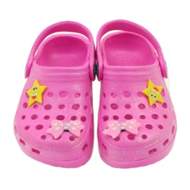 American Club Ciabatte per bambini american crocs rosa 3