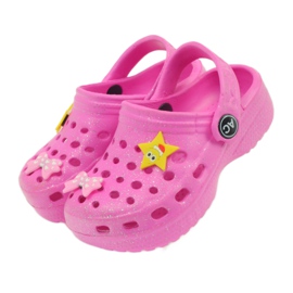 American Club Ciabatte per bambini american crocs rosa 4