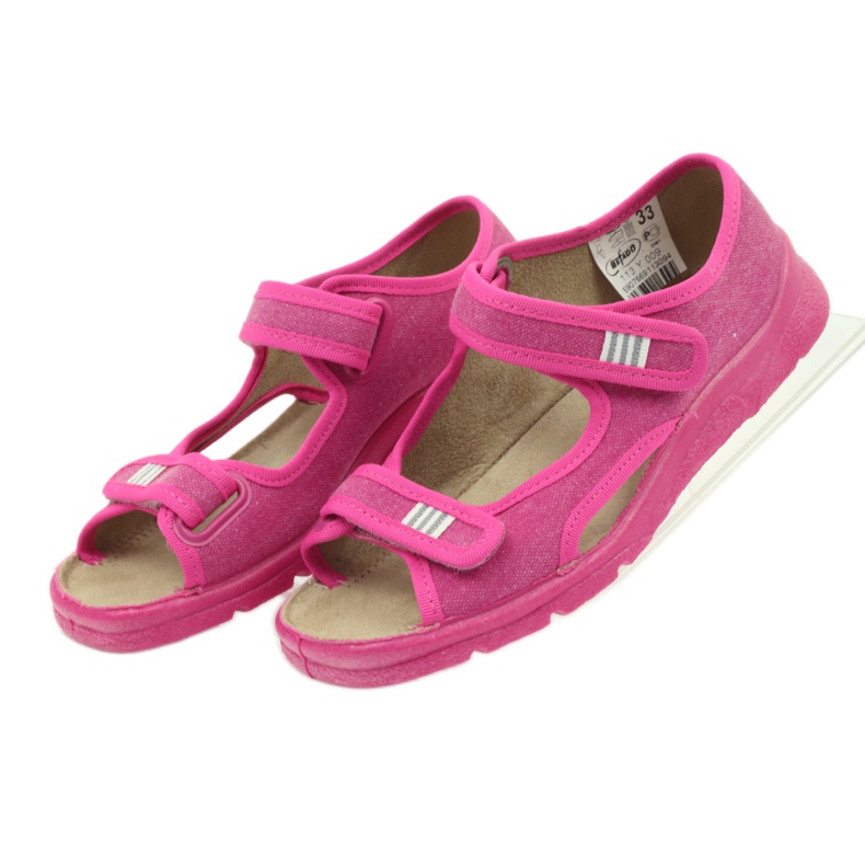 Sandali Befado 113y009 pantofole rosa 4
