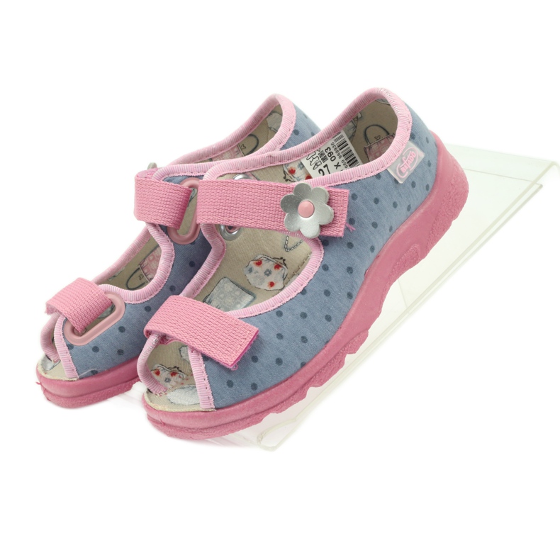 Sandali da bambino Befado 969x093 grigio rosa 4
