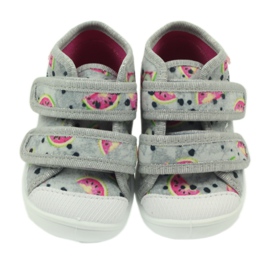 Ciabatte sneakers in angurie grigie Befado grigio verde rosa 3