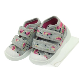 Ciabatte sneakers in angurie grigie Befado grigio verde rosa 4