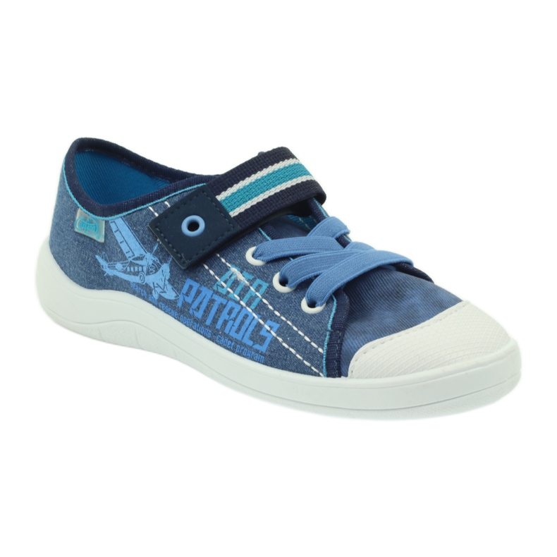 Ciabatte delle Sneakers da bambino Befado 251y092 blu blu navy 1