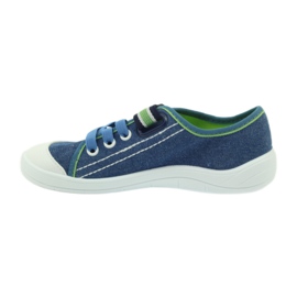 Ciabatte da bambino Sneakers Befado 251x093 blu verde blu navy 2