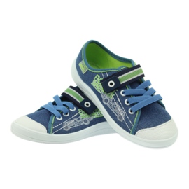 Ciabatte da bambino Sneakers Befado 251x093 blu verde blu navy 3