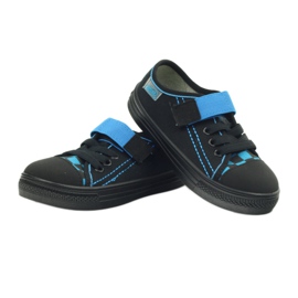Ciabatte sneakers nere Befado 429x007 nere nero blu 3