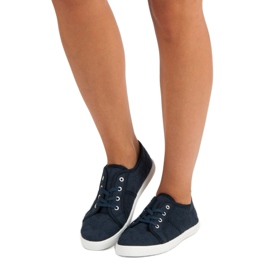 Sneakers in tessuto blu blu navy 2