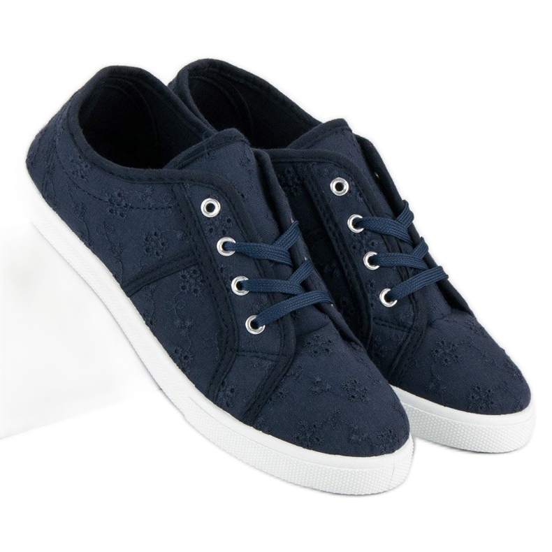 Sneakers in tessuto blu blu navy 1