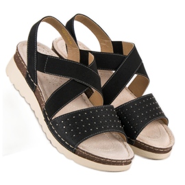 Sandali vinceza slip-on nero 2