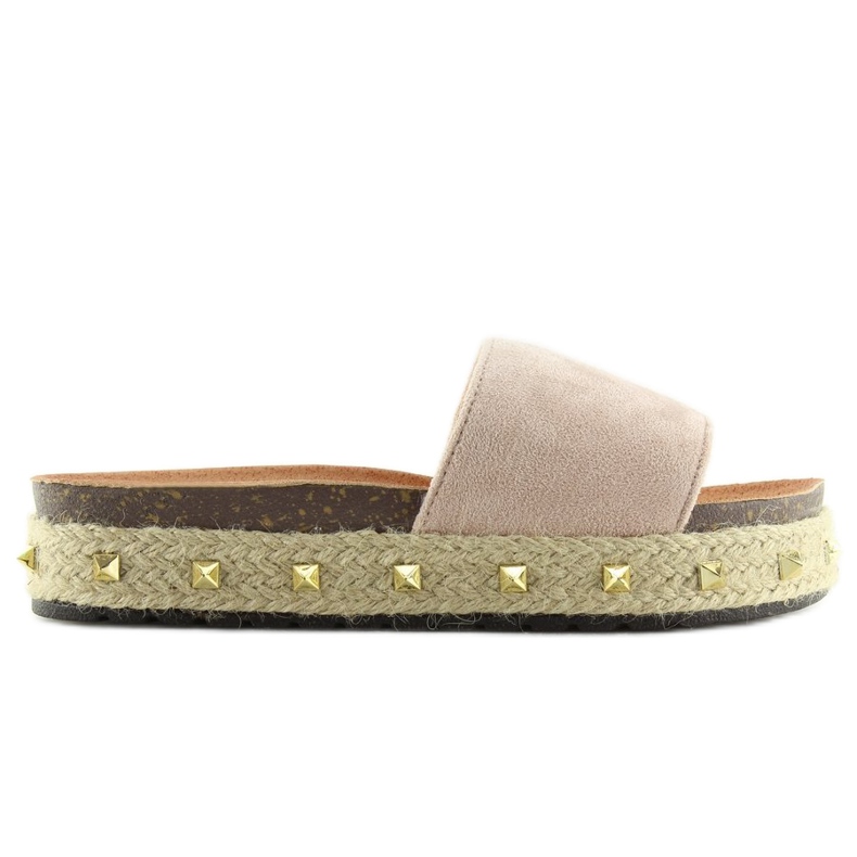 Ciabatte LS51 espadrillas beige garofano 1