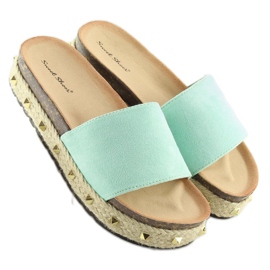 Espadrillas menta LS51 LT.VERDE 2