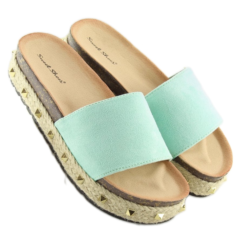 Espadrillas menta LS51 LT.VERDE 2