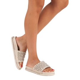 Ciabatte beige roccia 1