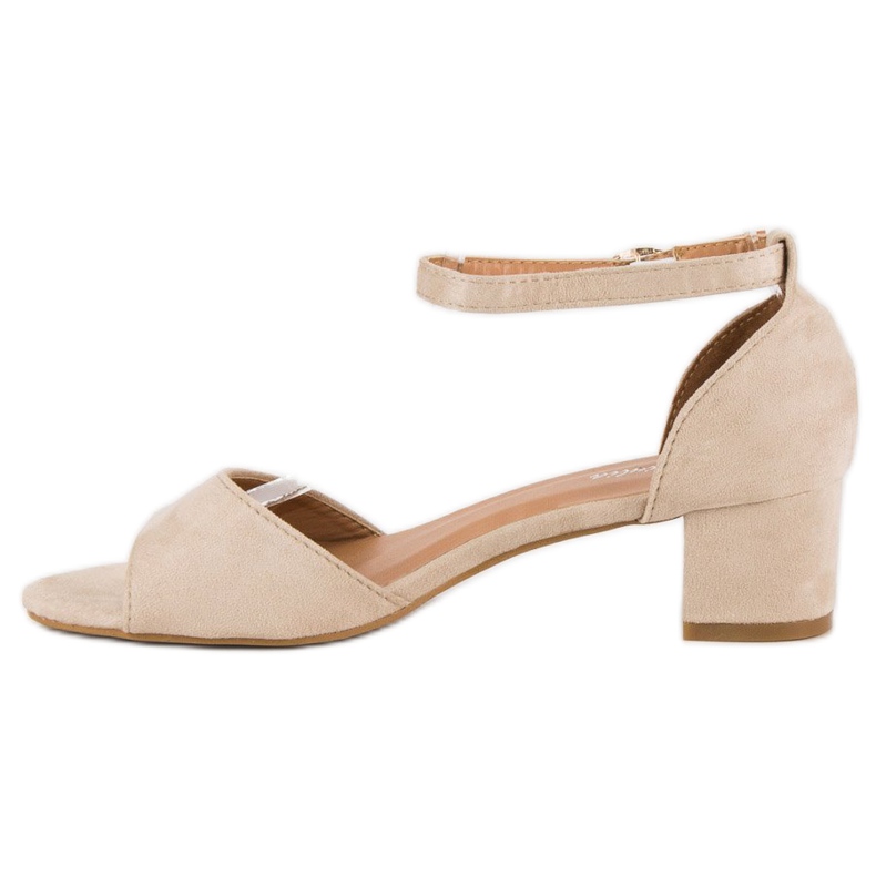 Via Giulia  Sandali beige con tacco alto 1