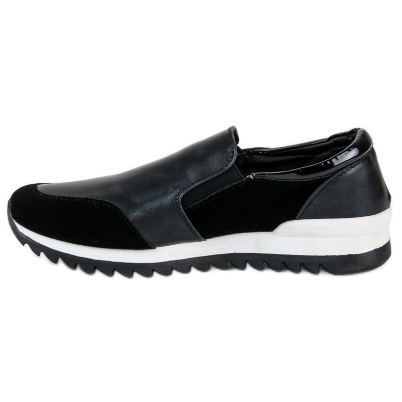 Scarpe sportive slip-on Vinceza nero 1